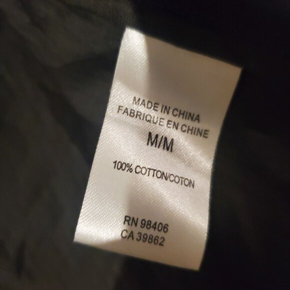 Theory Charcoal Button Down Shirt Sz M - Picture 6 of 6